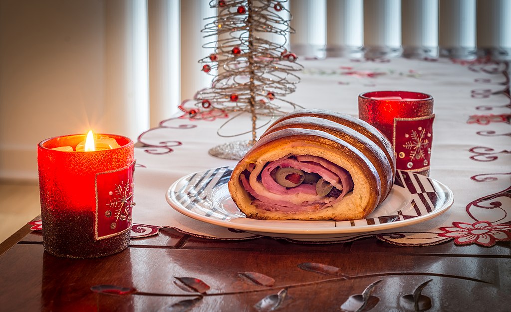 El pan de Jamon presente en la cena de navidad de la familia venezolana