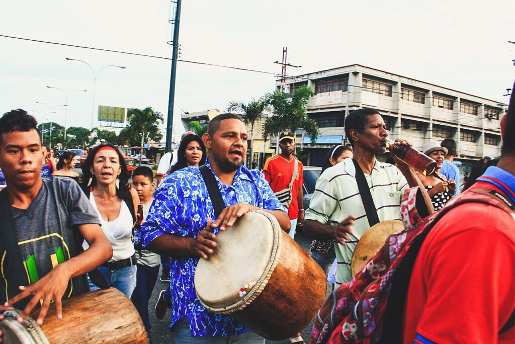 ceremonia de san juan por cofradia de san juan en tarapio naguanagua