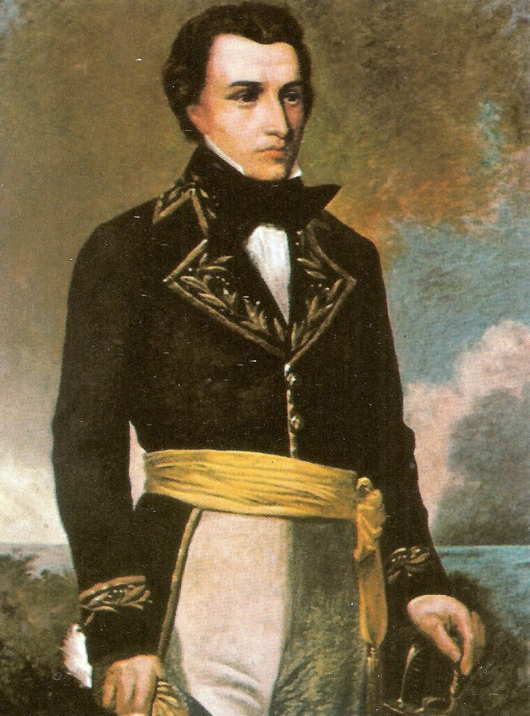 Retrato del general Manuel Carlos Piar, héroe de la Batalla de San Félix y la Campaña de Guayana.